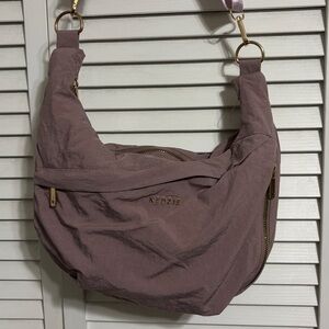 Kedzie Mauve Atlas Crossbody Bag